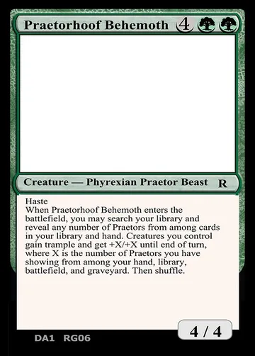Praetorhoof Behemoth RG06a
