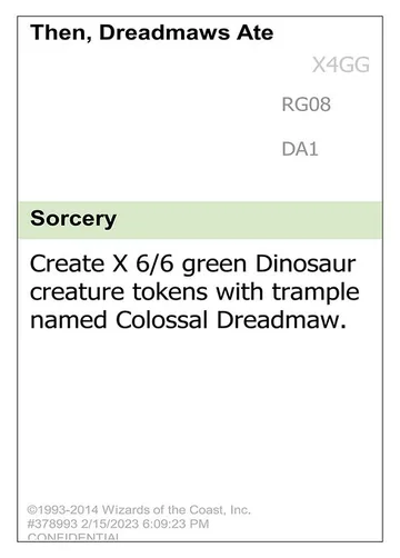 Then, Dreadmaws Ate Everyone RG08