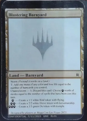 Blustering Barnyard RL01d