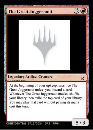 The Great Juggernaut RR04b