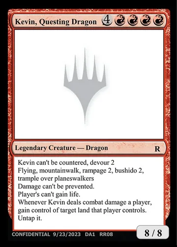 Kevin, Questing Dragon RR08a