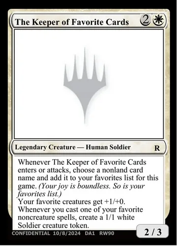 The Keeper of Favorite Cards RW90b