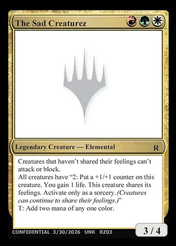 The Sad Creaturez RZ03u