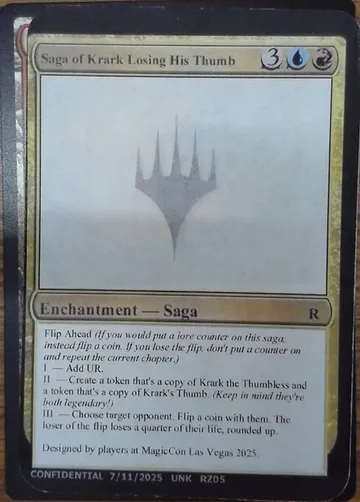 Saga of Krark Losing His Thumb RZ05m