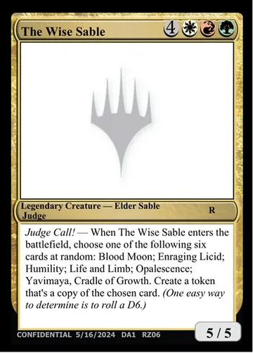 The Wise Sable RZ06c