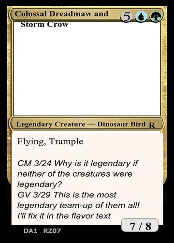 Colossal Dreadmaw and Storm Crow RZ07a