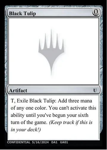 Black Tulip UA01a
