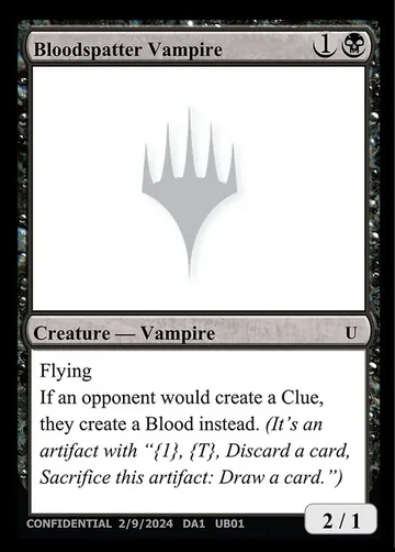 Bloodspatter Vampire UB01a