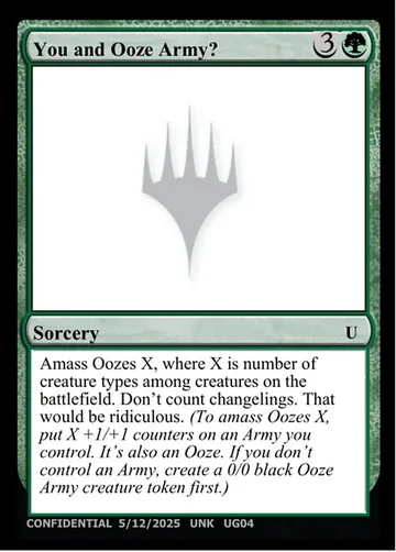 You and Ooze Army? UG04a