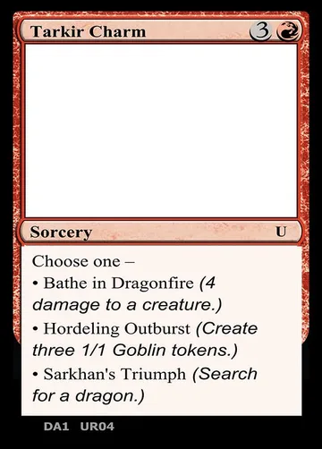 Tarkir Charm UR04c