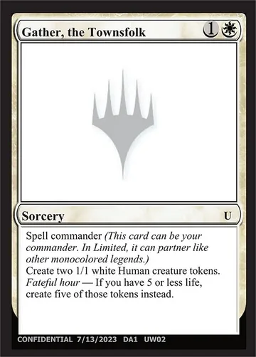 Gather, the Townsfolk UW02a