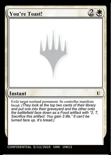 You're Toast! UW13