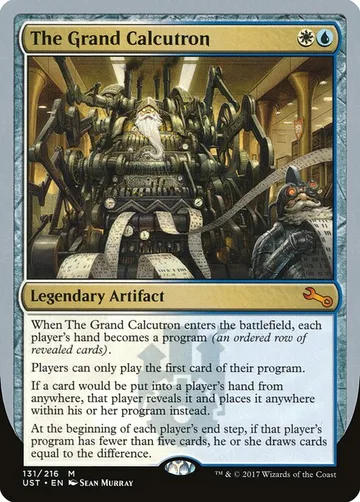 The Grand Calcutron 131, carta de Magic: The Gathering de Unstable