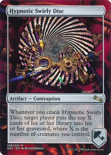Hypnotic Swirly Disc 189