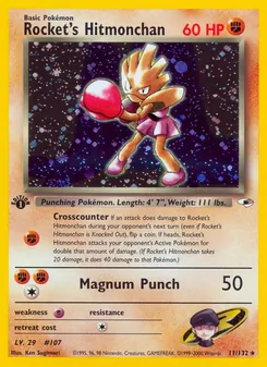 Rocket's Hitmonchan 11/132