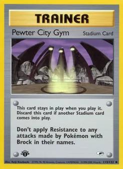 Pewter City Gym 115/132