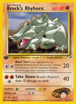 Brock's Rhyhorn 22/132