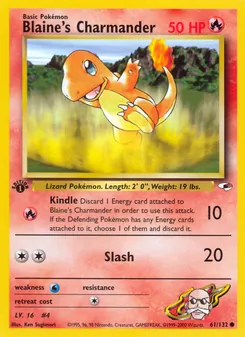 Blaine's Charmander 61/132