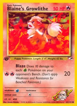 Blaine's Growlithe 62/132