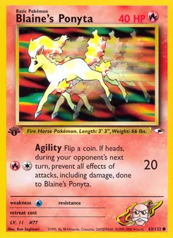 Blaine's Ponyta 63/132