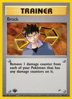 Brock 98/132, carta de Pokémon de Gym Heroes