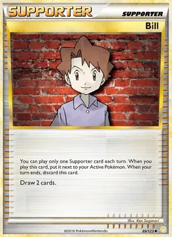 Bill 89/123, carta de Pokémon de HeartGold SoulSilver