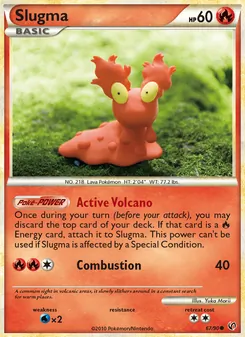 Slugma 67/90, carta de Pokémon de Undaunted