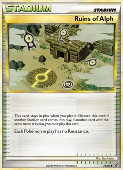 Ruins of Alph 76/90, carta de Pokémon de Undaunted