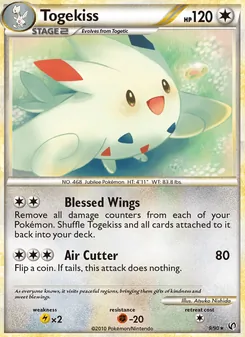 Togekiss 9/90, carta de Pokémon de Undaunted