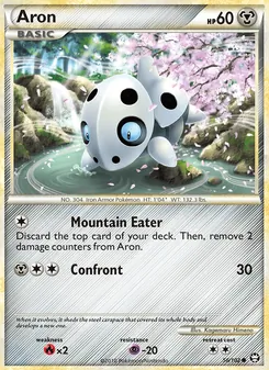 Aron 56/102, carta de Pokémon de Triumphant
