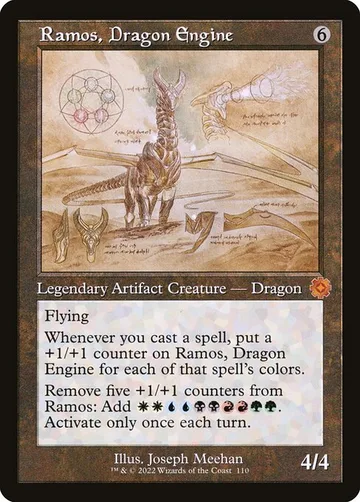 Ramos, Dragon Engine 110, carta de Magic: The Gathering de The Brothers' War Retro Artifacts