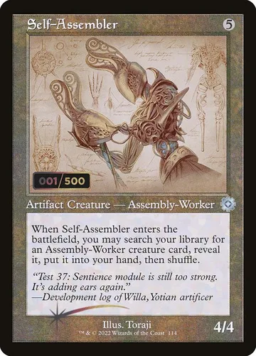 Self-Assembler 114z, carta de Magic: The Gathering de The Brothers' War Retro Artifacts