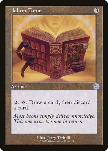 Jalum Tome 24, carta de Magic: The Gathering de The Brothers' War Retro Artifacts