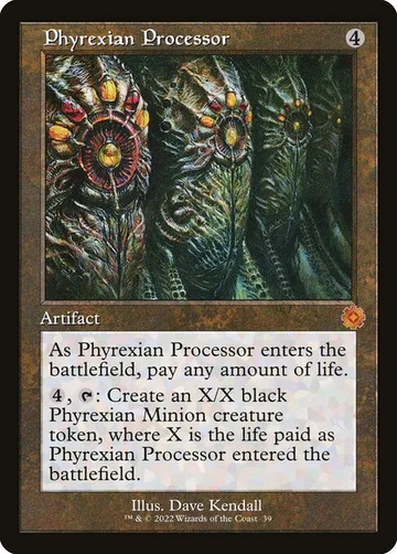 Phyrexian Processor 39, carta de Magic: The Gathering de The Brothers' War Retro Artifacts