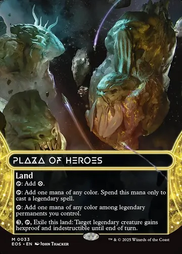 Plaza of Heroes 33, carta de Magic: The Gathering de Edge of Eternities: Stellar Sights