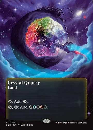 Crystal Quarry 55, carta de Magic: The Gathering de Edge of Eternities: Stellar Sights