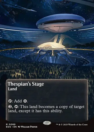 Thespian's Stage 89, carta de Magic: The Gathering de Edge of Eternities: Stellar Sights