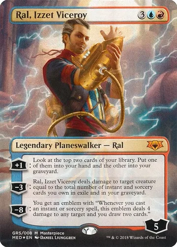 Ral, Izzet Viceroy GR5, carta de Magic: The Gathering de Mythic Edition