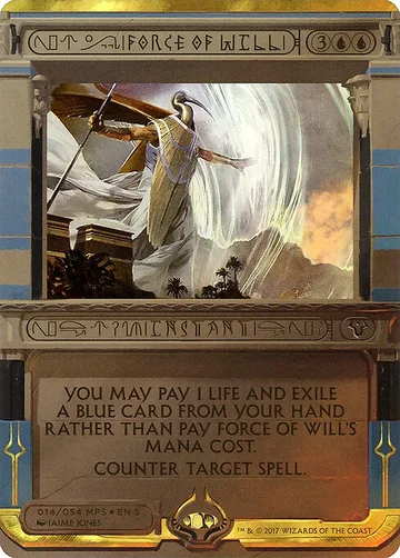 Force of Will 14, carta de Magic: The Gathering de Amonkhet Invocations