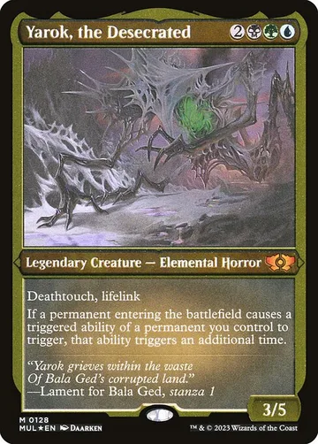 Yarok, the Desecrated 128, carta de Magic: The Gathering de Multiverse Legends