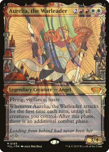 Aurelia, the Warleader 165, carta de Magic: The Gathering de Multiverse Legends