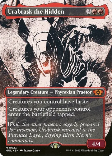 Urabrask the Hidden 23, carta de Magic: The Gathering de Multiverse Legends