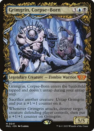 Grimgrin, Corpse-Born 41, carta de Magic: The Gathering de Multiverse Legends