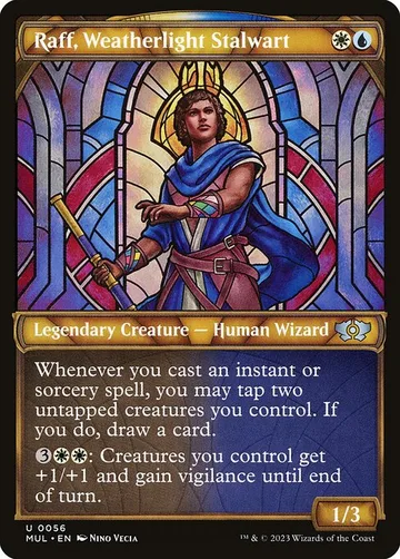 Raff, Weatherlight Stalwart 56, carta de Magic: The Gathering de Multiverse Legends