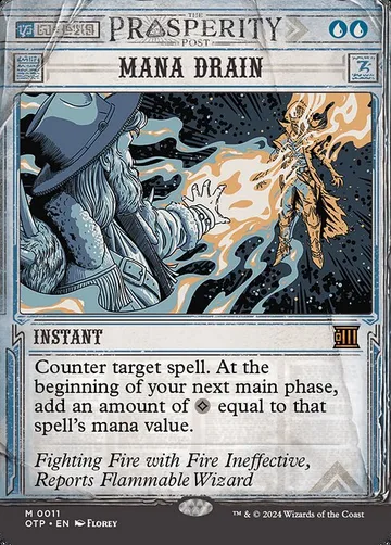 Mana Drain 11, carta de Magic: The Gathering de Breaking News