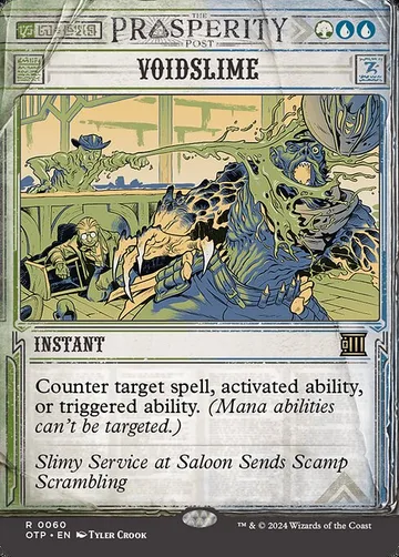 Voidslime 60, carta de Magic: The Gathering de Breaking News