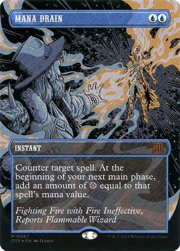 Mana Drain 67, carta de Magic: The Gathering de Breaking News