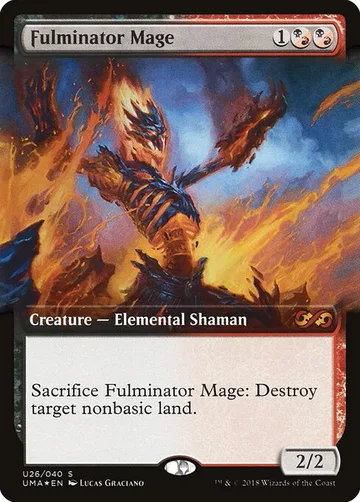 Fulminator Mage U26, carta de Magic: The Gathering de Ultimate Box Topper