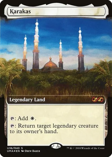 Karakas U36, carta de Magic: The Gathering de Ultimate Box Topper