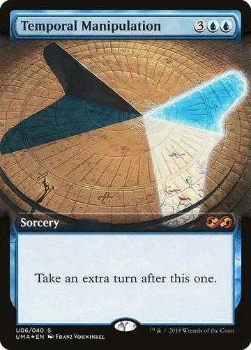 Temporal Manipulation U6, carta de Magic: The Gathering de Ultimate Box Topper